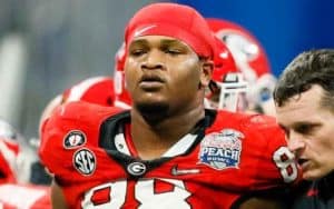 Jalen Carter of the Georgia Bulldogs