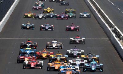 Cars competing at the Indianapolis 500