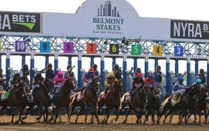 Belmont Stakes starting gates