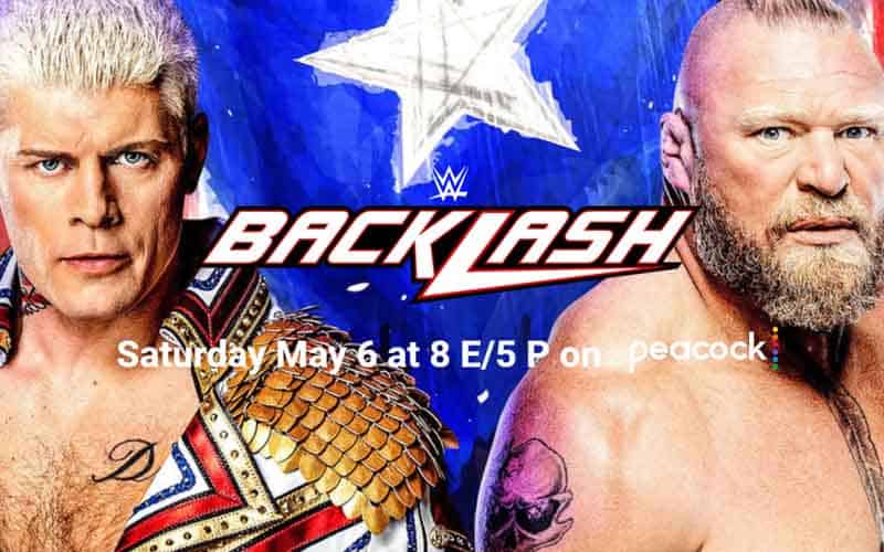 Promo WWE Backlash 2023 menampilkan Cody Rhodes dan Brock Lesnar