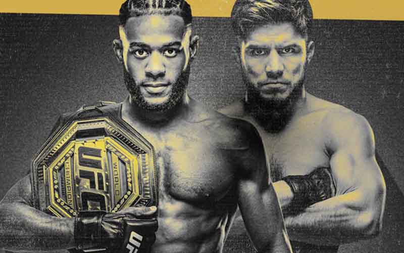 promo untuk UFC 288 menampilkan Aljamain Sterling dan Henry Cejudo