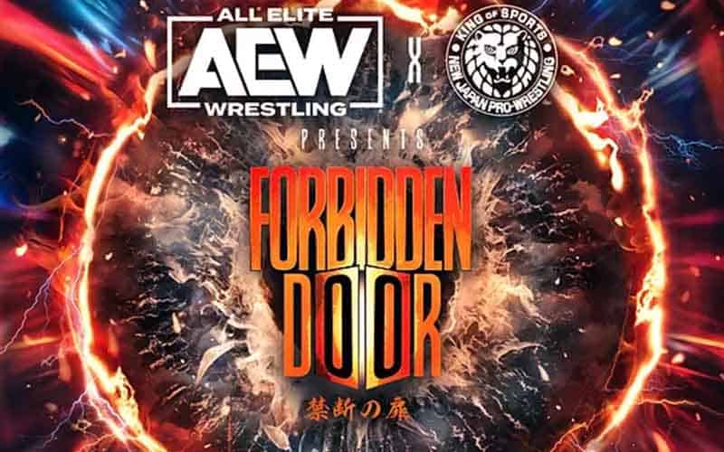 a promo for AEW's Forbidden Door 2023 pay-per-view