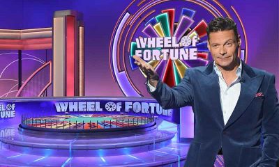 Ryan Seacrest hosting an episode of Wheel of Fortune
