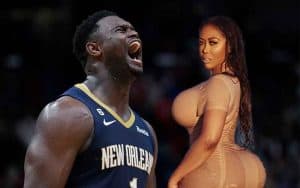 Zion Williams and Moriah Mills