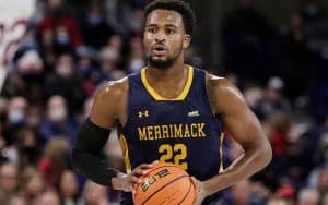 a Merrimack College basketball player