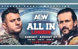 MJF and Adam Cole featured on a 2023 AEW All In Promo