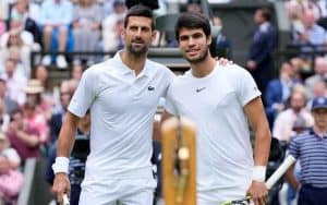 Novak Djokovic and Carlos Alcaraz