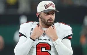 Baker Mayfield of the Tampa Bay Buccaneers