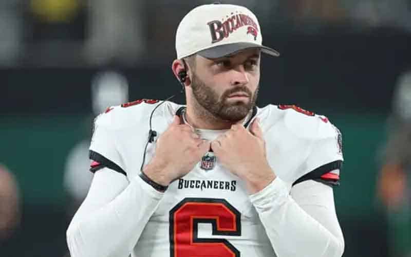 Baker Mayfield of the Tampa Bay Buccaneers