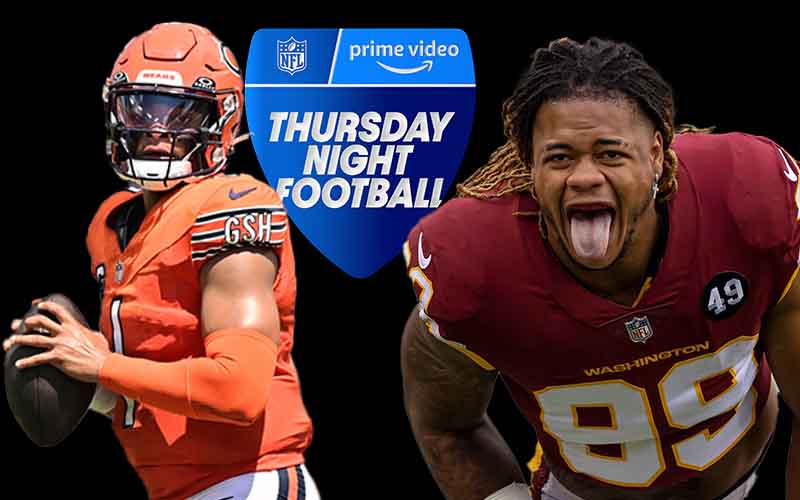 Is Thursday Night Football on TV? How to watch Bears vs. Commanders on   Prime Video 