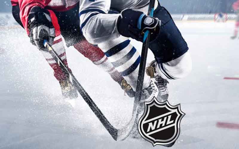 NHL logo in play