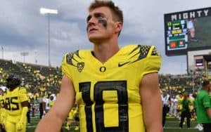 Oregon quarterback Bo Nix