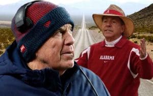 Bill Belichick and Nick Saban on an open highway