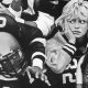 Goldie Hawn in a football pile up