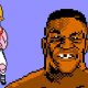 Mike Tyson and Glass Joe looking like Jake Paul in the Punch Out video game from Ninetendo