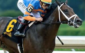 Fierceness racing down the track
