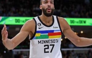 Rudy Gobert of the Minnesota Timberwolves