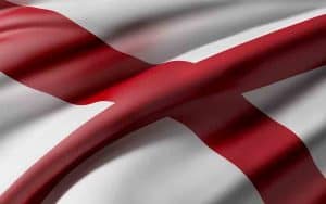 Alabama flag wave