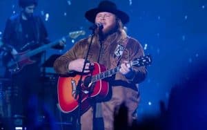 Will Moseley performing on American Idol