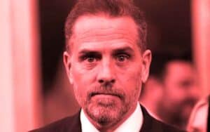 a close up of Hunter Biden