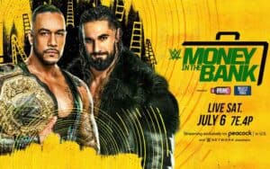 2024 WWE Money in the Bank promo featuring Damian Priest and Seth Rollins