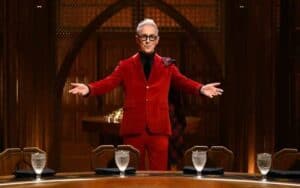 Alan Cumming - host of Traitors Season 3 on Peacock