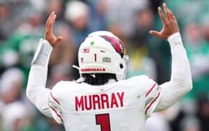 AZ Cardinals QB Kyler Murray celebrating a touchdown