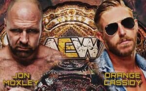 Jon Moxley and Orange Cassidy in an AEW Full Gear promo