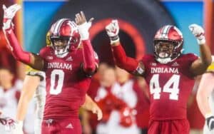 two Hoosiers celebrating