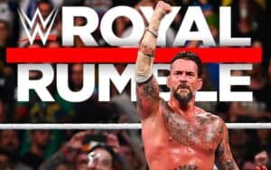 CM Punk celebrating a win at the Royal Rumble