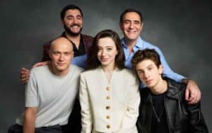 the cast and director of Anora