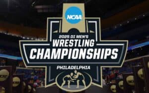 logo for the 2025 NCAA Wrestling Championships