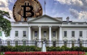 Bitcoin sunrise over the White House