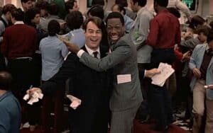 Eddie Murphy and Dan Aykroyd in the film Trading Places