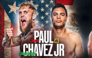 a promo for Jake Paul vs. Julio César Chávez Jr.