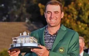 Scottie Scheffler winning the Masters