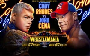 a WrestleMania promo featuring John Cena and Cody Rhodes