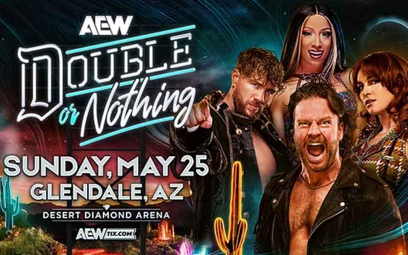 a promo for AEW's Double or Nothing pay-per-view