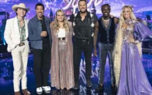 2025 American Idol hosts with the final three contestants