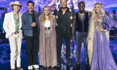 2025 American Idol hosts with the final three contestants