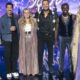 2025 American Idol hosts with the final three contestants