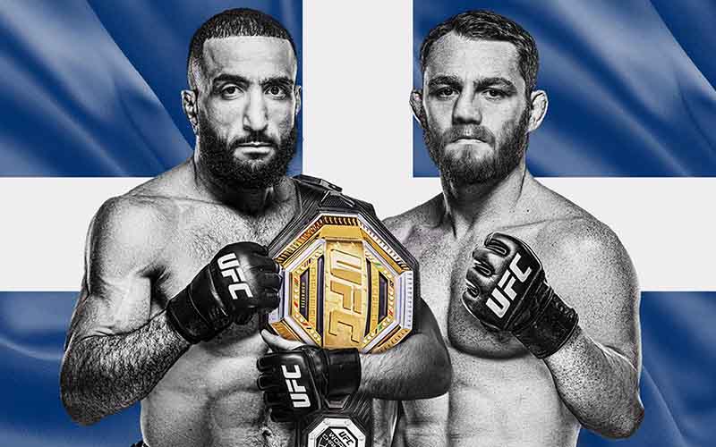 UFC 315 promo featuring Belal Muhammad and Jack Della Maddalena