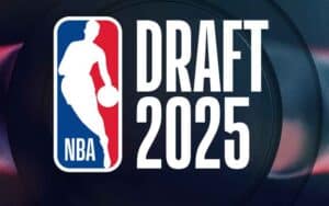 an NBA logo next to the text "DRAFT 2025"