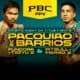 a fight promo featuring boxers Manny Pacquiao and Mario Barrios