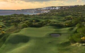 an overhead view of Dunluce Course