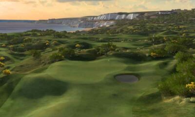 an overhead view of Dunluce Course