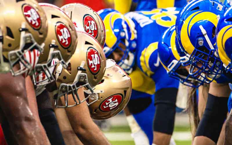 LA Rams and 49ers lines about face off