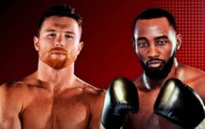 a promo for Canelo Alvarez vs. Terence Crawford