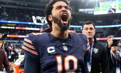 Caleb Williams yelling