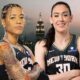 Breanna Stewart and Natasha Cloud of the New York Liberty